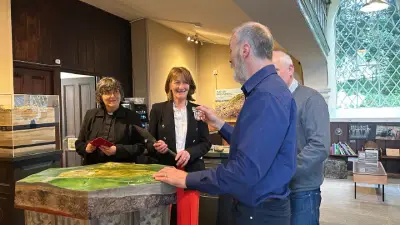 A song, a visit, a walk, and food!