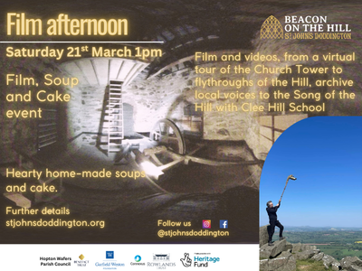 Film showings with soups & cakes